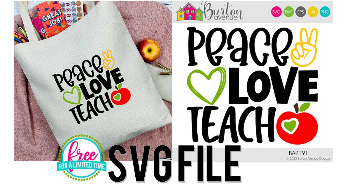 PeaceLoveTeachtb Burton Avenue