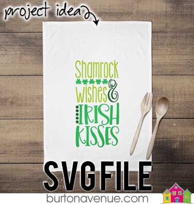 This free SVG file will be available to download for free until 2/28/19. So many possibilities of DIY projects with this Free Shamrock Wishes & Irish Kisses SVG. Make signs, pillows, t-shirts and more with this Free Shamrock Wishes & Irish Kisses SVG file. Free Ai, SVG, PNG, EPS & DXF download. Free Shamrock Wishes & Irish Kisses SVG files works with Cricut, Cameo Silhouette and other major cutting machines. #stpatrickssilhouette #stpatrickscircut #stpatrickssvg #silhouette #cricutexplore