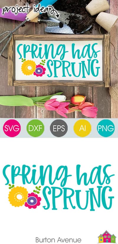 Spring Has Sprung SVG File