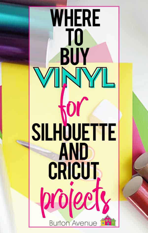 Where to Buy Cheap Vinyl and Supplies for Your Silhouette or