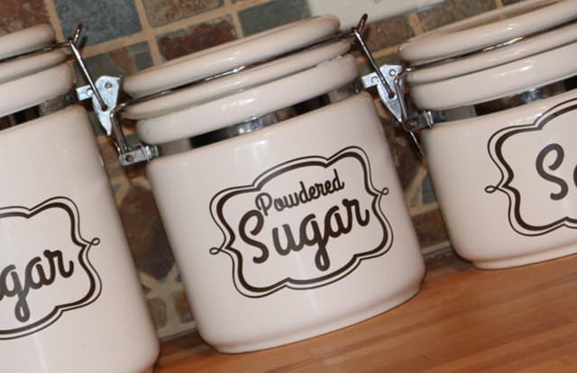 Canister Labels, Kitchen Labels, Baking Labels, Pantry Labels, Canister  Decals, Container Labels, Flour Label, Sugar, Coffee 