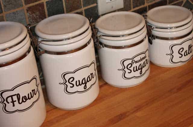 Kitchen Canister Labels Burton Avenue