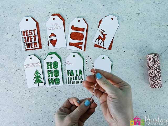 Christmas Present Tags SVG