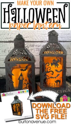 DIY Halloween Paper Lanterns - Burton Avenue
