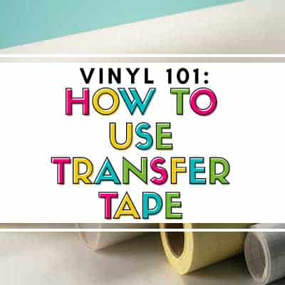 how to get vinyl to stick to transfer tape