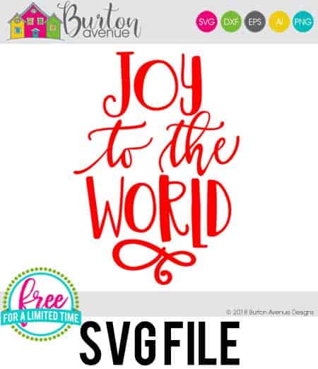 So many possibilities of DIY projects with this Free Joy to the World w/Flourish SVG. Make signs, pillows, t-shirts and more for Christmas with this Free Joy to the World w/Flourish SVG file . Free Ai, SVG, PNG, EPS & DXF download. Free Joy to the World w/Flourish SVG files works with Cricut, Cameo Silhouette and other major cutting machines. #christmassvg #christmascricut #christmassilhouette #merrychristmassvg #silhouette #cricutexplore