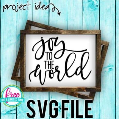 So many possibilities of DIY projects with this Free Joy to the World SVG. Make signs, pillows, t-shirts and more for with this Free Joy to the World SVG file . Free Ai, SVG, PNG, EPS & DXF download. Free Joy to the World SVG files works with Cricut, Cameo Silhouette and other major cutting machines. #christmassvg #christmascricut #christmassilhouette #merrychristmassvg #silhouette #cricutexplore