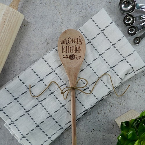 Any Wording/Text Customised Wood Details about   Design Your Own Personalised Wooden Spoon 
