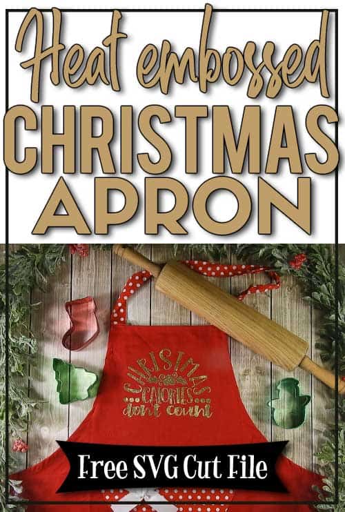 Download Heat Embossed Christmas Apron Burton Avenue PSD Mockup Templates