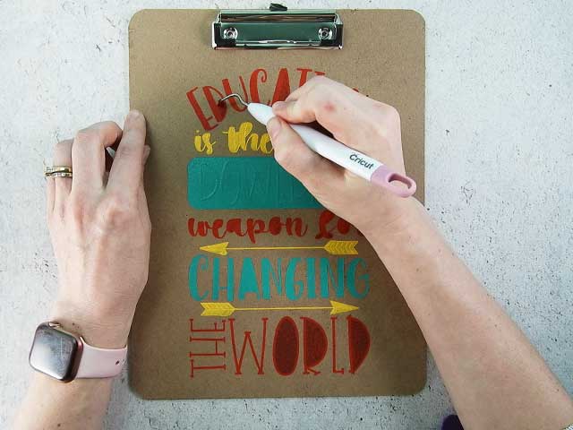 Download Diy Teacher Gift Stenciled Clipboard Burton Avenue