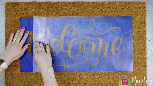 DIY Doormat with Stencil Revolution — Savannah by Season