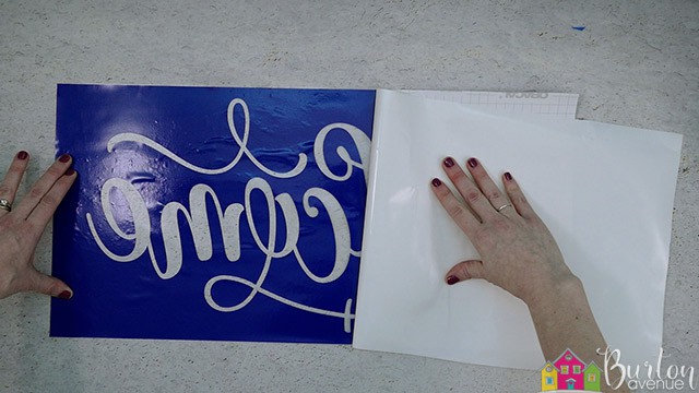 How to Make a Stencil with your Cricut - Burton Avenue