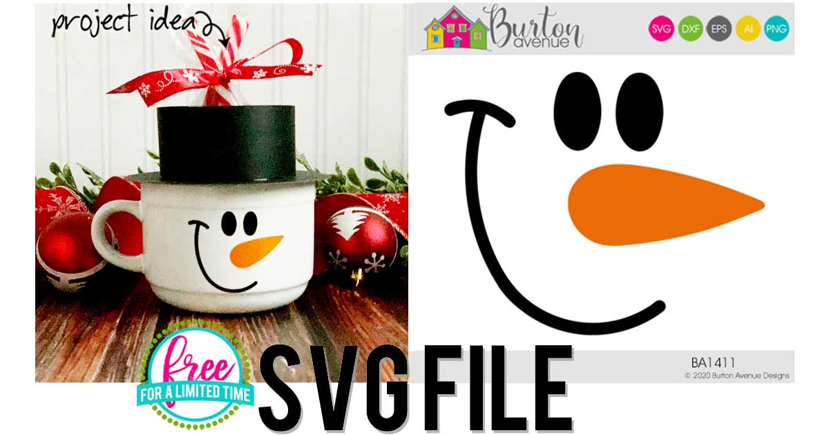 Snowman Gift Mug Burton Avenue