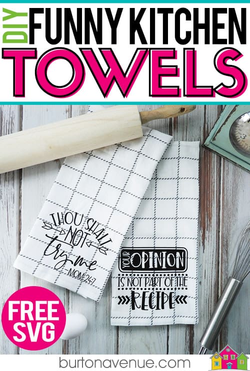 Download Diy Funny Kitchen Towels Burton Avenue