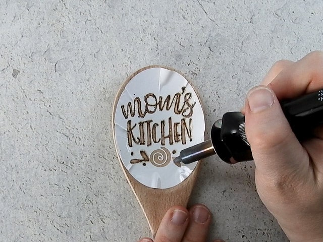 Wood Burning and Cricut Stencil 